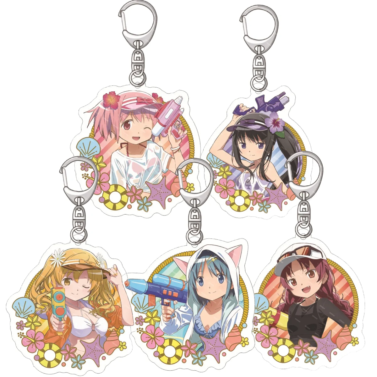 

Anime Puella Magi Madoka Magica Acrylic Keychain 6cm Madoka Kaname Homura Akemi Kawaii Anime Merch Gift Christmas Gift