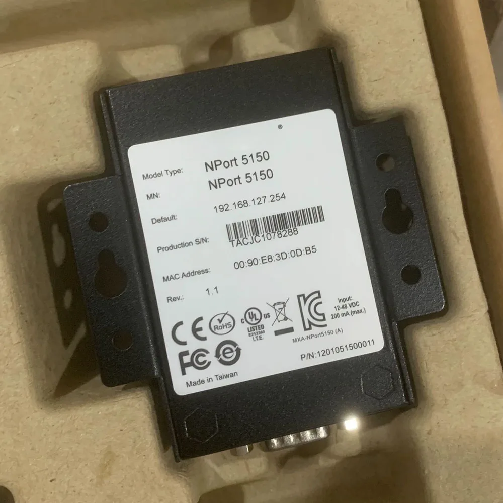 NPORT 5150 Ethernet Conversion Module RS-232/422/485 serial port device networking server