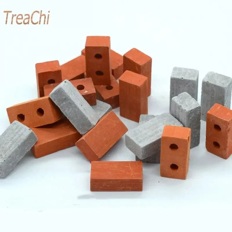 Diy Simulation Mini Brick Building Model Brick Tiles for Children To Build A House By Hand