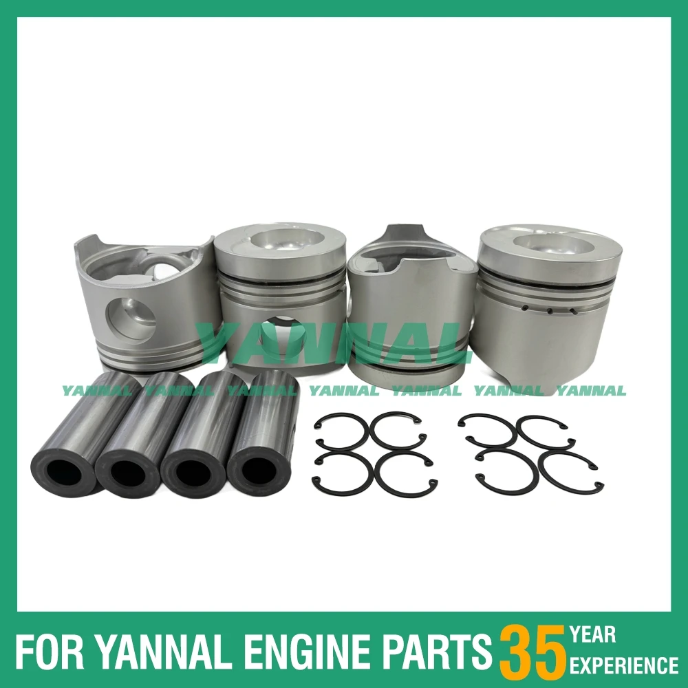 

High Quality 104MM 4PCS W04CT Piston With Pin For Hino Engine Parts