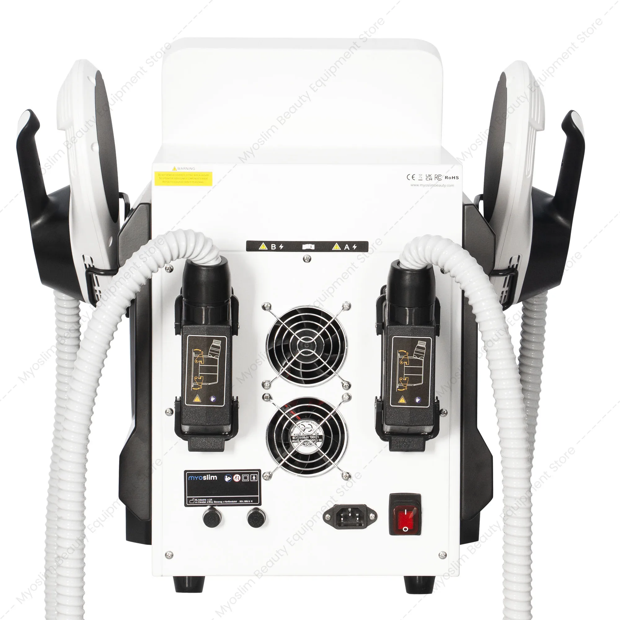 Myoslim 7500W 18Tesla EMS Muscle Stimulator Body Contouring Sculpting Massager Machine Fat Burning Large Screen Salon Devices