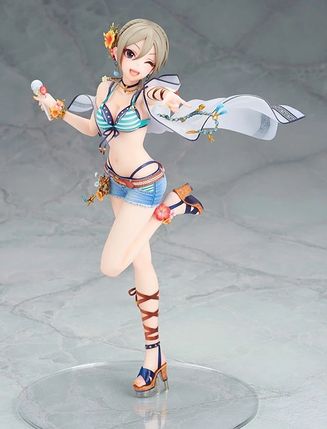 THE IDOLM@STER CINDERELLA GIRLS Shiomi Syuko Blue Horizon Ver.23cm PVC Action Figure Anime Figure Model Toy Collection Doll Gift