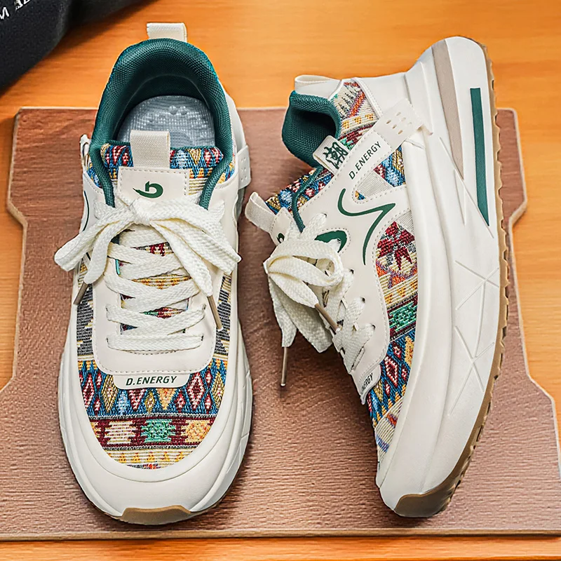 

Fashion Thick Soled Comfortable Man Casual Shoes Men's Sneakers Outdoor Male Running Shoes for Men Non-slip Tennis Sports Shoes