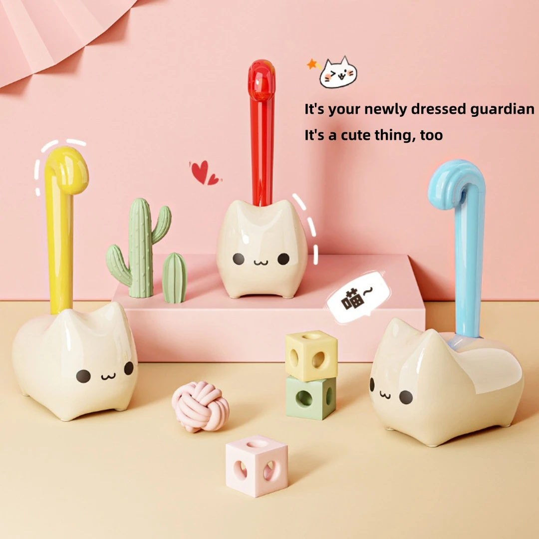 Cute Tear Roller Replace Roll Paper Sticky Pet Cat Hair Clothes Hair Cleaning Dehair Remover