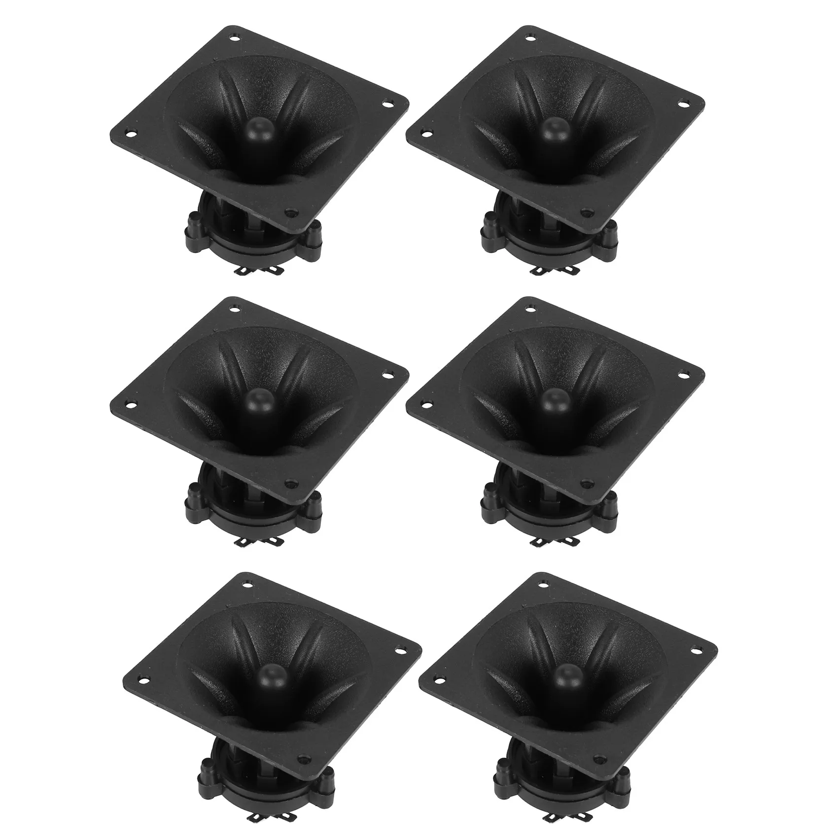 AABFK 6Pc Tweeters Piezoelectric Tweeter Loudspeaker Ceramic Buzzer Treble Square Audio Speaker