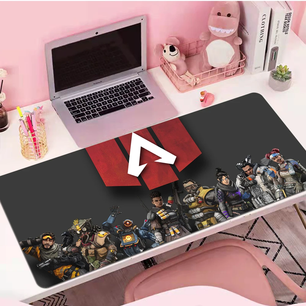 Apex Legend Keyboard Mousepad Adorable Computer Gaming XL Mouse Pad Speed Padmouse Large Grande Mouse Mats Office Desk Protector