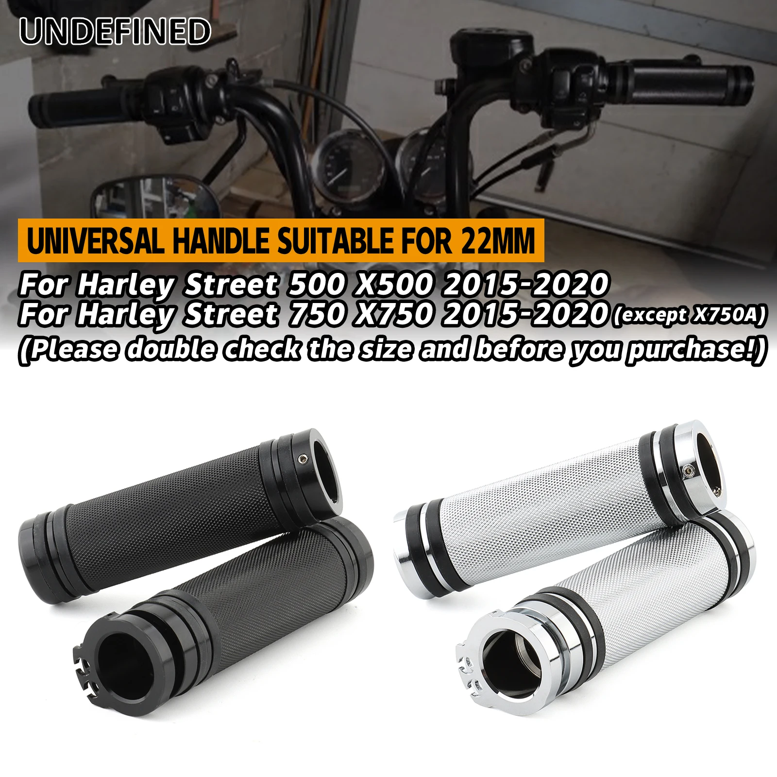 For Harley Street 500 X500 750 X750 2015-2021 CNC Aluminum 22mm Universal Motorcycle Handle Bar 7/8