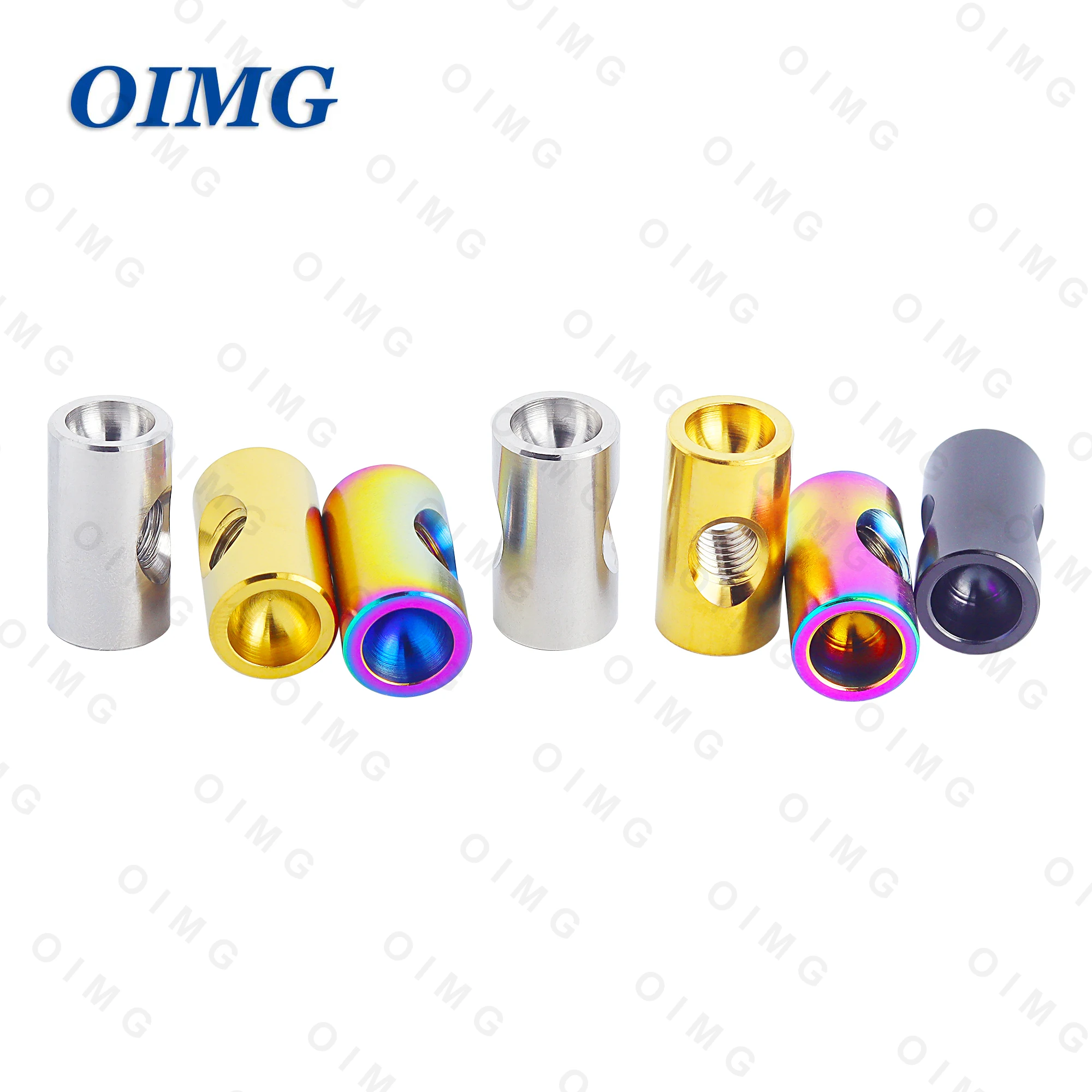 Titanium Alloy Bicycle Seat Post Nut M5 M6 Cylindrical Nut Bike Rod Seat Tube Fixed Modification