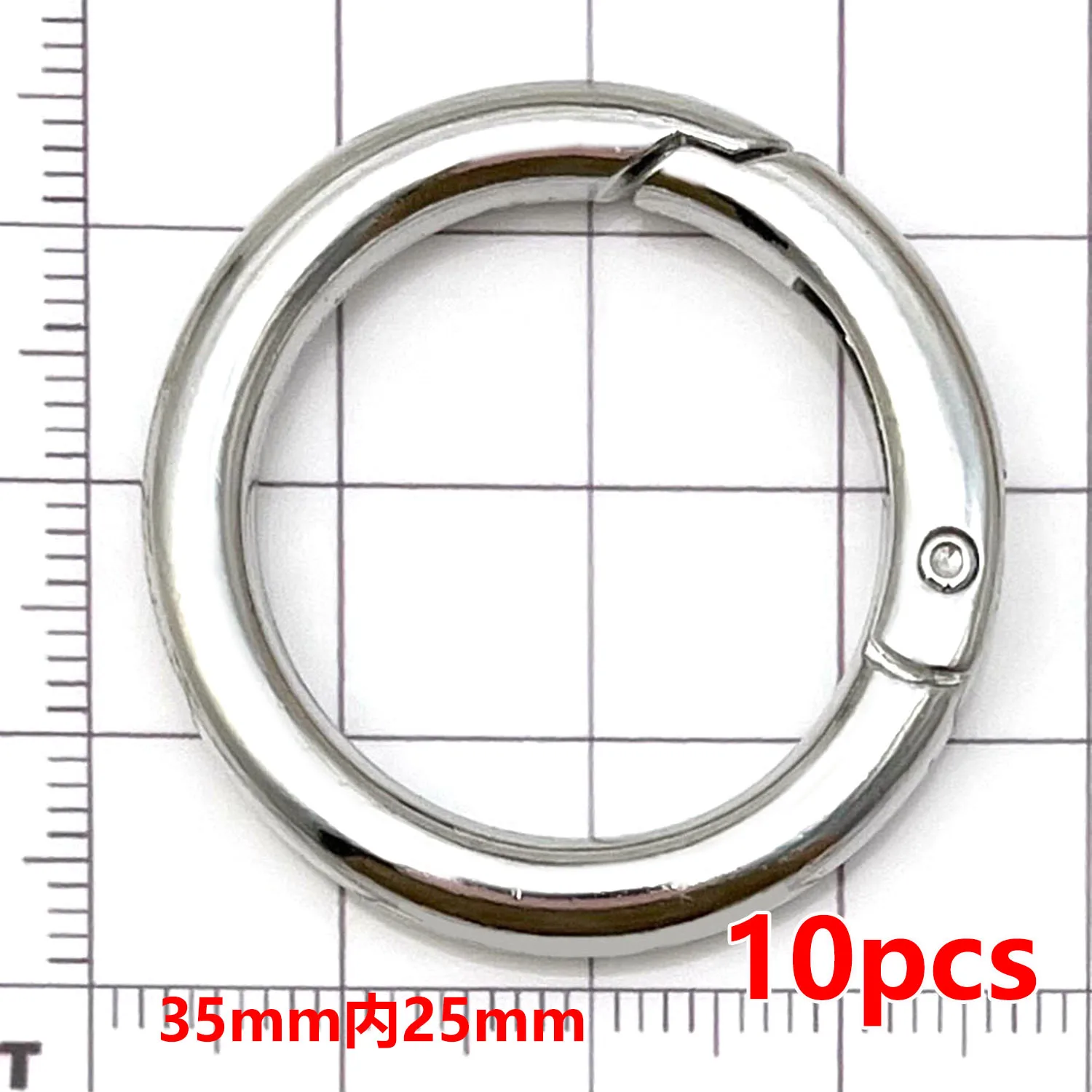 10pcs Mixed Shape Keychain Hardware Alloy