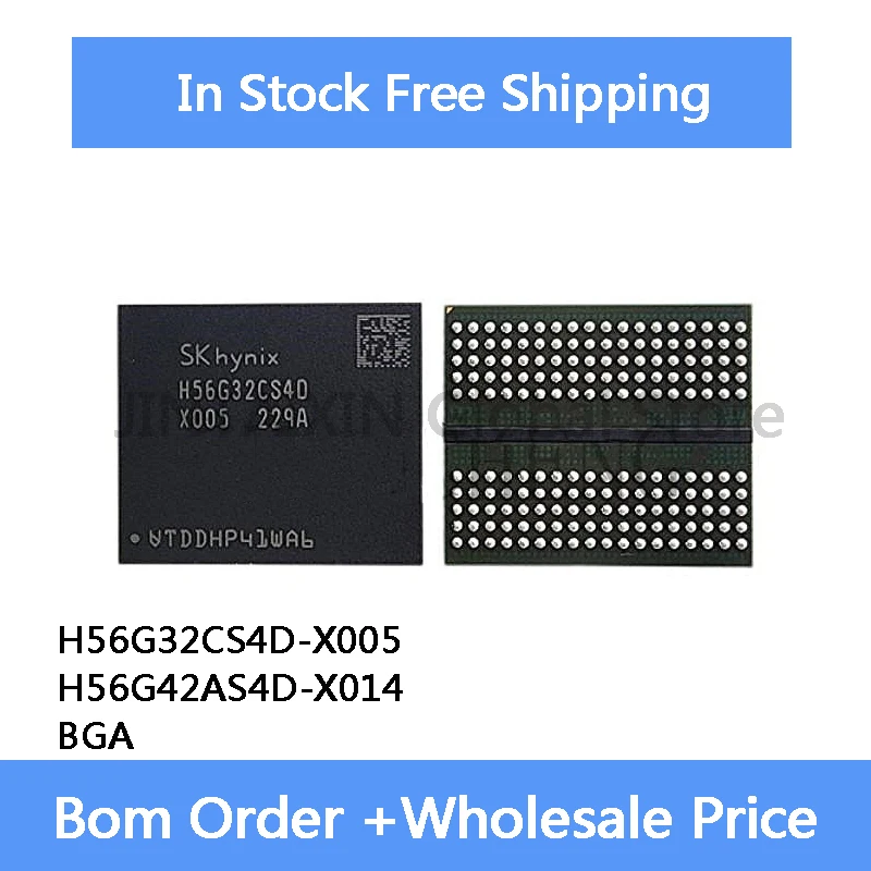 1Piece H56G32CS4D-X005 H56G32CS4D X005 H56G42AS4D-X014 H56G42AS4D X014 BGA In Stock Wholesale