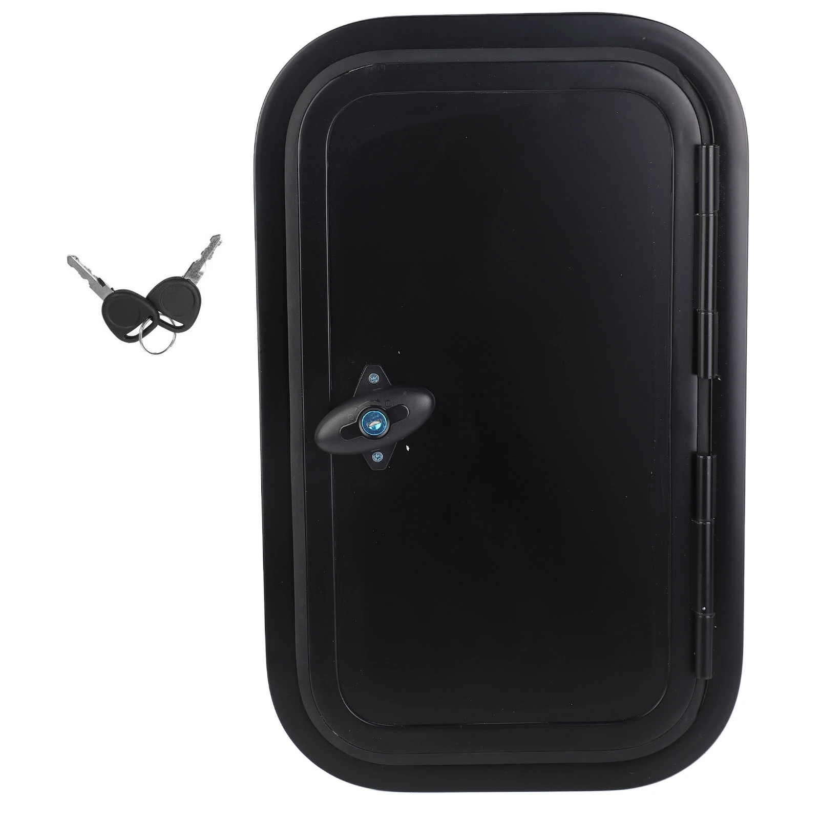 

Дверь багажа на колесах с квадратными закругленными углами, дверь багажа на колесах с плоским замком и заменой ключей для автодома, аксессуары для автофургонов