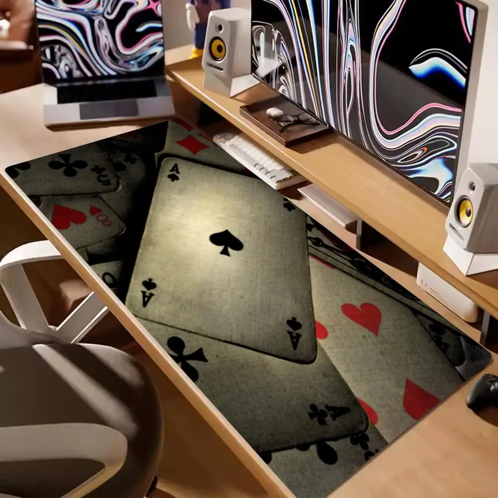 

Poker card players Mouse Pad Computer New XXL MousePads Keyboard Mouse Mat Gamer Soft Office Carpet Table Mats Long Mouse Pad