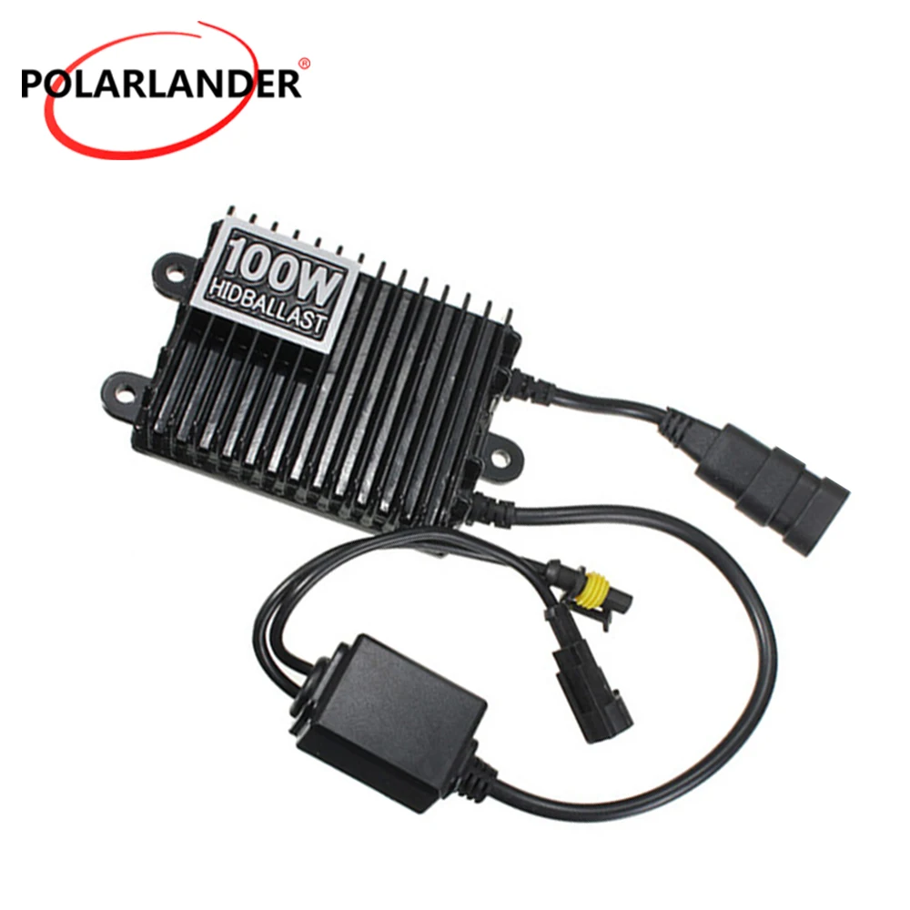 

1 шт., ксеноновые балласты HID, 100 Вт, комплект для переоборудования автомобиля переменного тока, сменные тонкие блоки балласта для ксеноновых лампочек 12 В