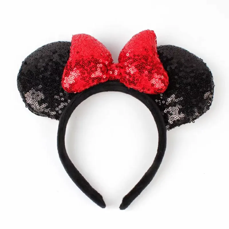 Spielplatz-Stirnband, Mickey-Minnie-Haarschmuck, Schleifen-Haarschmuck, Party-Performance-Kopfschmuck – Detail 7
