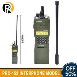 WADSN Tactical PRC-152 Interphone model Dummy Radio Communication Case Dummy antenna Non-functional Virtual Photography Model