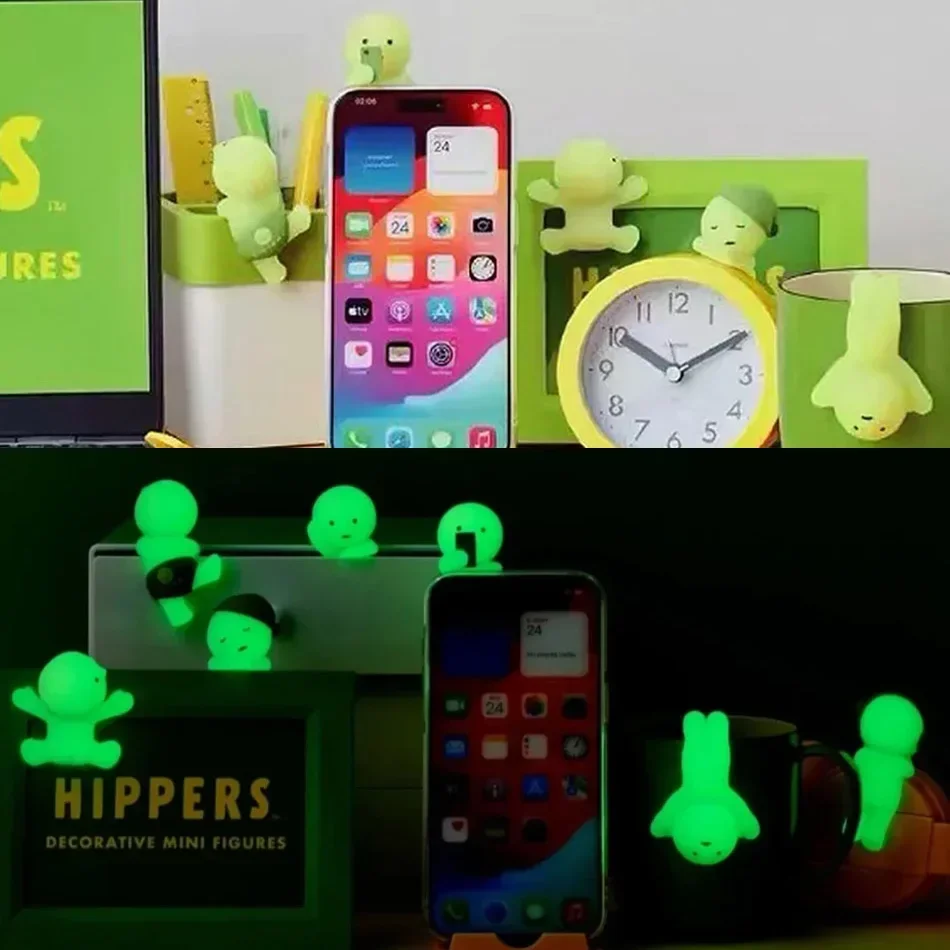 Meistverkaufte Smiski Hippers Mini Blind Box - Schlafzimmer-Fitness-Thema | Leuchtende Puppen-Ornamente | Ideales Geschenk für Liebhaber von Wohnraumdekoration – Detail 10