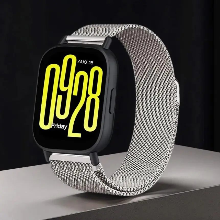Milanaise-Armband für Xiaomi Redmi Watch 5, aktives Band, magnetisches Smartwatch-Correa-Armband für Xiaomi Redmi Watch 5 Lite-Armband