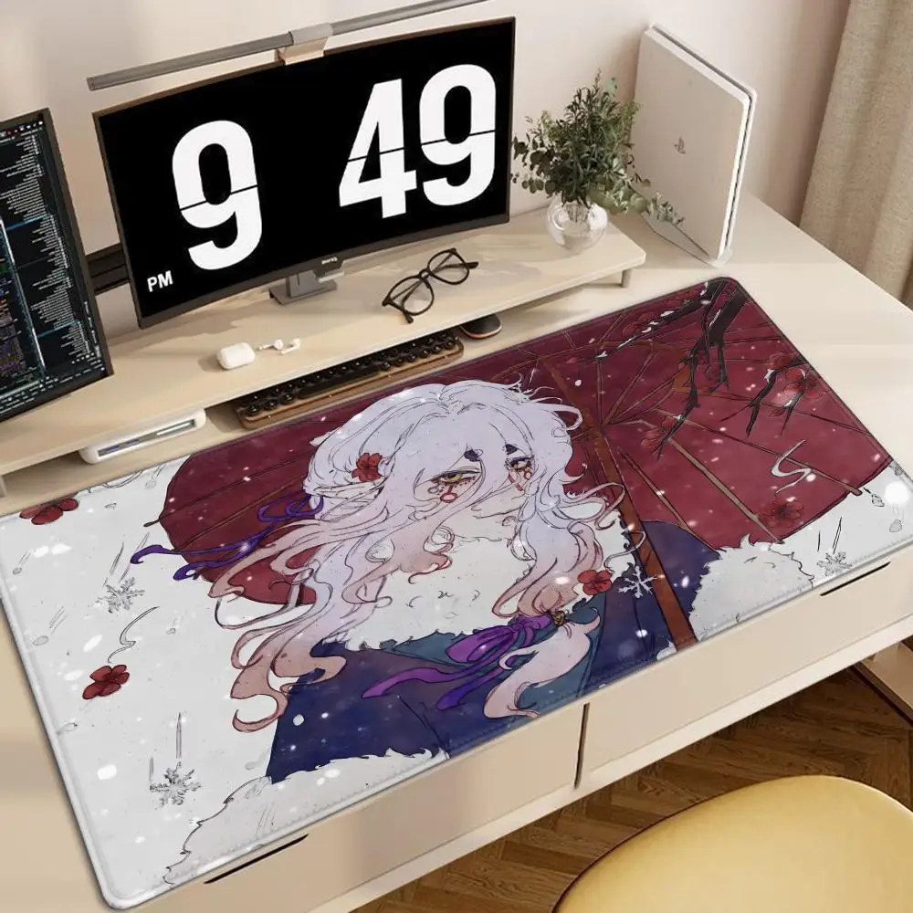 

Japanese Ukiyo-e Style Mononoke Mouse pad Table Mat Gaming XXL Anime Mousepad Keyboard Carpet Desktop Mat