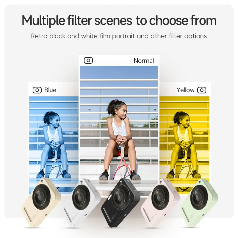 48 millions de pixels appareil photo CCD numérique rétro Selfie Macro photographie caméra enfants HD appareil photo numérique Support TF carte enfants cadeaux