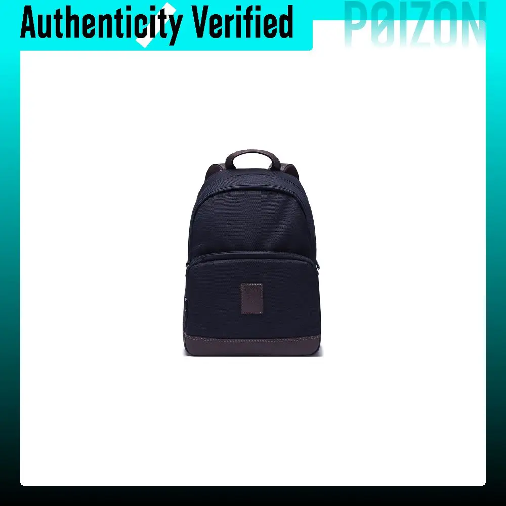 LONGCHAMP Boxford Canvas With Leather Trim And Polyester Backpack Regular Men's Blue 1475080127
