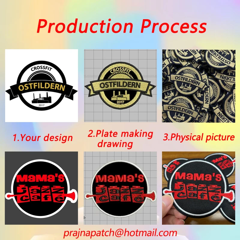 Custom Embroidery Patch Iron On Patches For Clothing Caps Brand Name Company Logo Embroidered Patches Design Your Own Patch