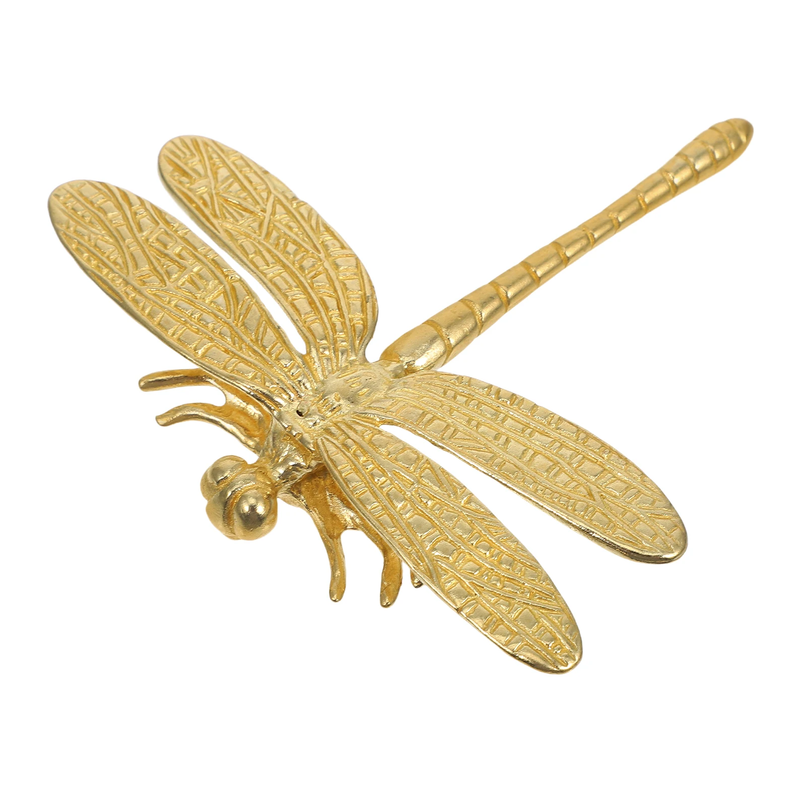 

Brass Dragonfly Knobs for Dresser Drawers Decorative Door Hardware Unique Style Resistant Deformation Quick Installation