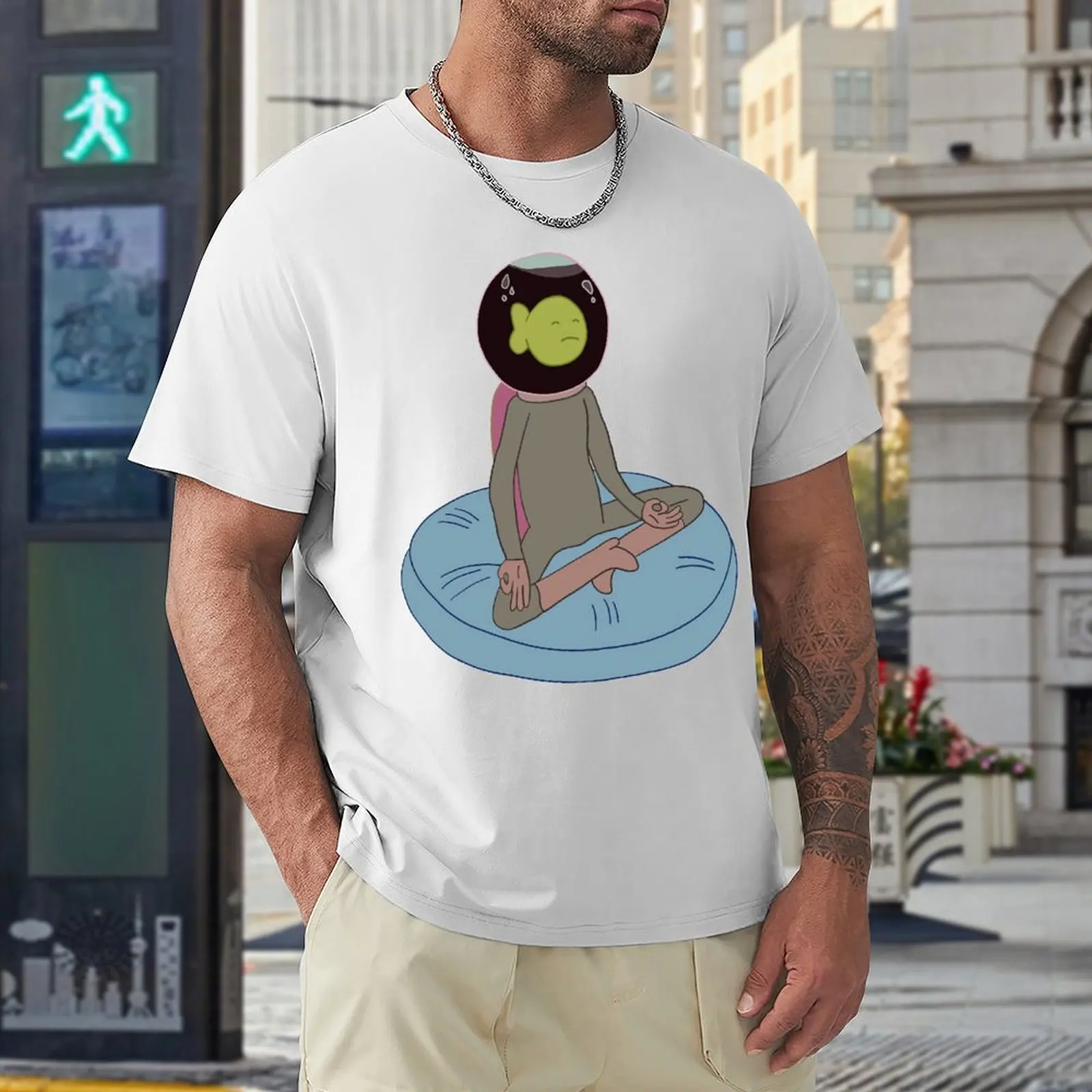 Darryl The Ceremonial Magic Fish Man (The Midnight Top Tee Unique T-shirt Round Neck  Sports  Nerd Leisure Eur Size