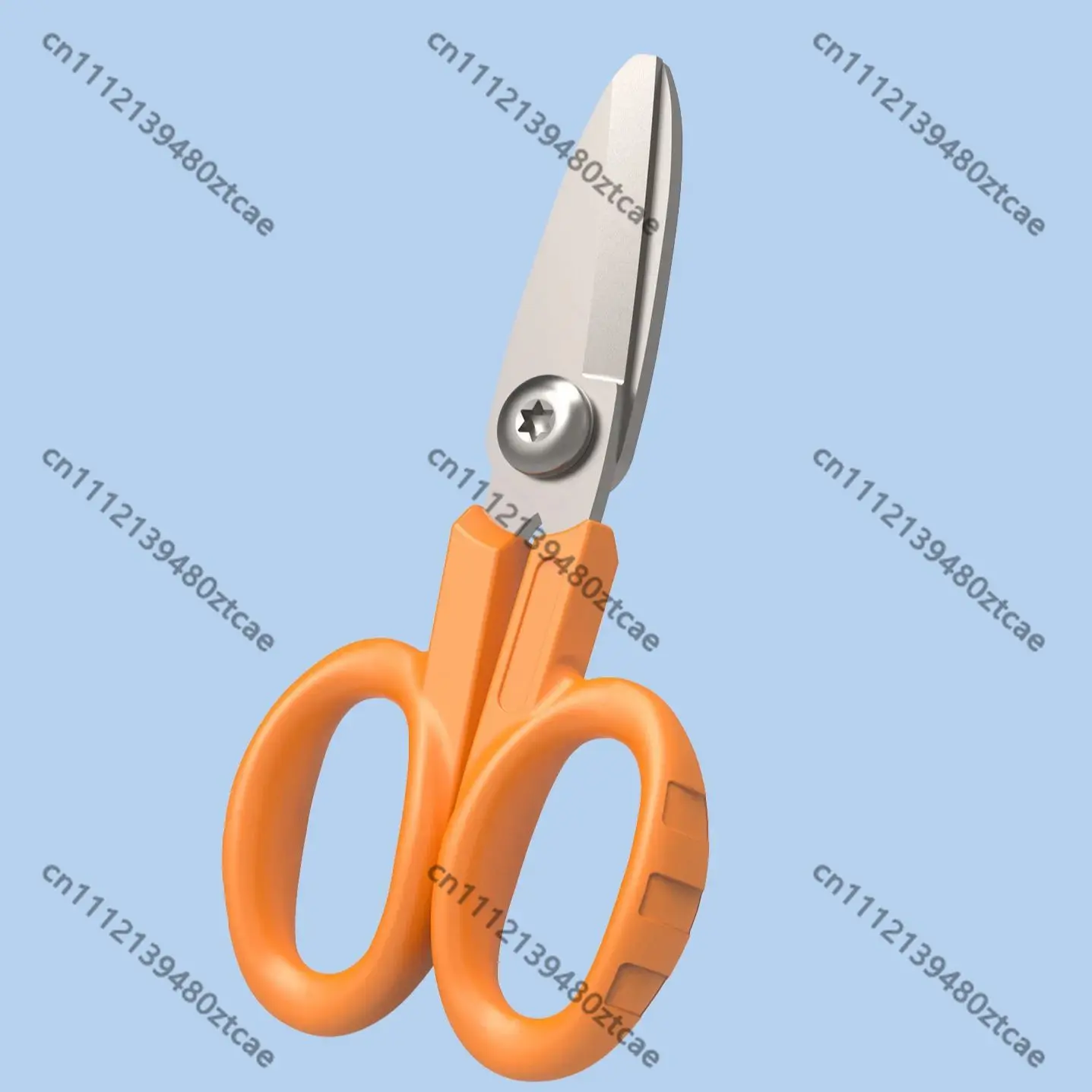 Fiber Optic Kevlar Cutting Scissors Aramid Fiber Wire Cutter Hand Tool For Optical Cable Construction Work