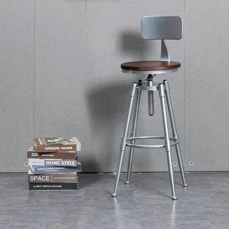 Retro Designer Bar Chair Computer Traditional Interior Lightweight Bar Chair Gastronomy Vintage Taburetes Para Barra Furniture