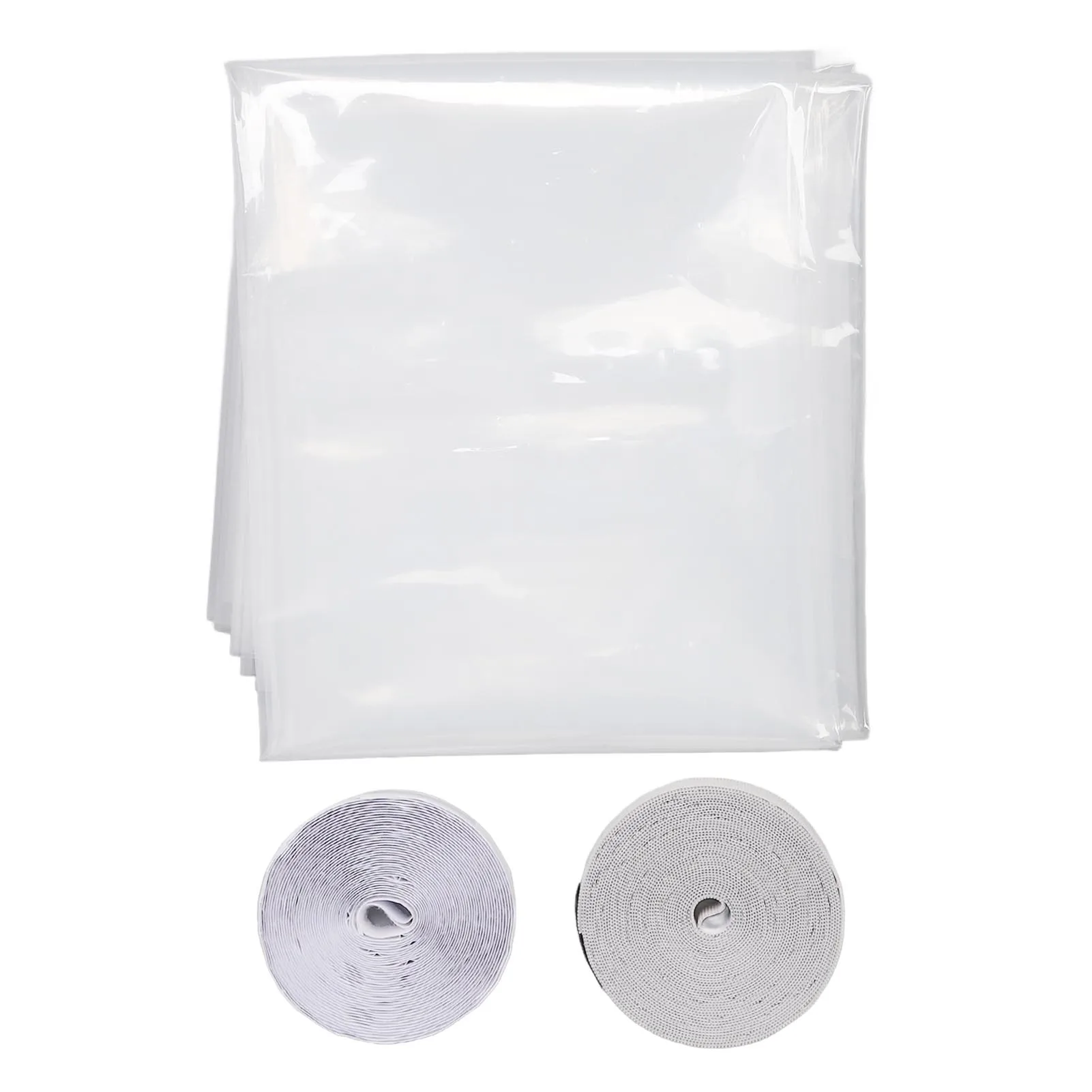 Clear Window Insulation Film Reusable Winter Window Insulation Film Keep Comfort Easy Install for Various Window for Office