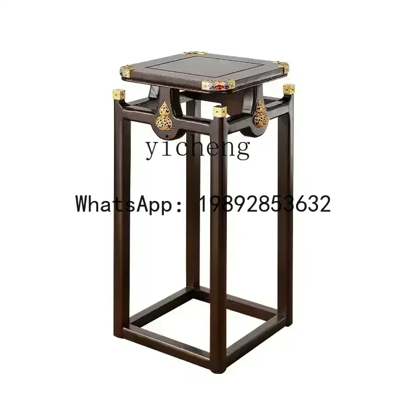 

G3 retro solid wood flower stand living room sofa small edge few South East Asia balcony art flower few