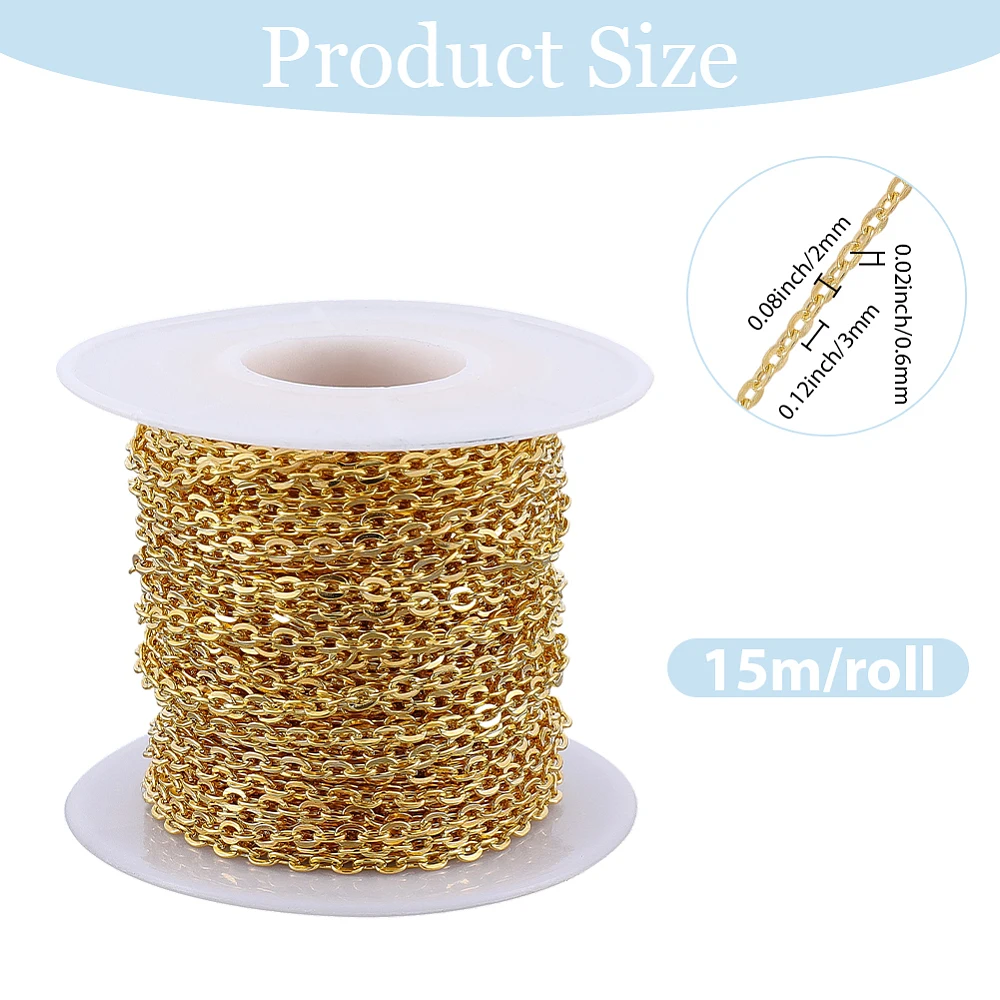 Rantai Kalung Logam Besi 50 Ka - Chain Roll Cable ulasan dan harga