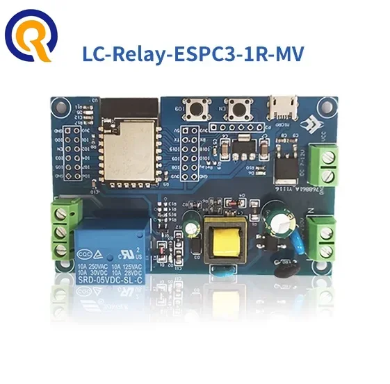 AC/DC-betriebenes WiFi Bluetooth ble 1-Kanal-R-Elas-Modul ESP32-C3/ESP-C3-12F Entwicklungsboard für Arduino-Modulplatine