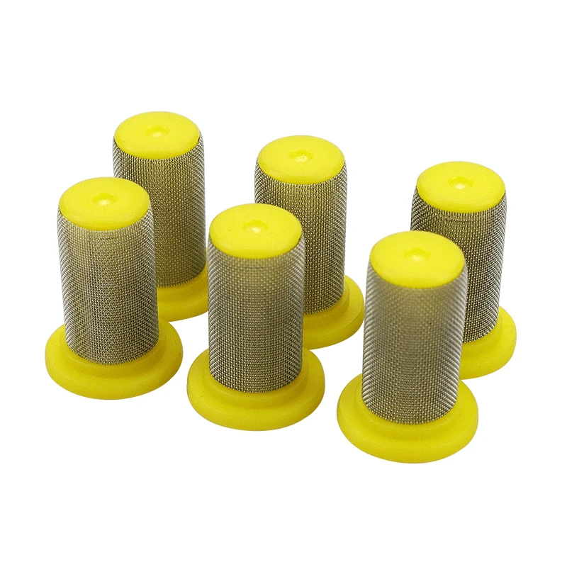 Imagem -04 - Filtros Anti Gotejamento para Pulverização de Bicos à Prova de Gotejamento Airless Pintura Pistola Bocal 60 Mesh 10 Pcs