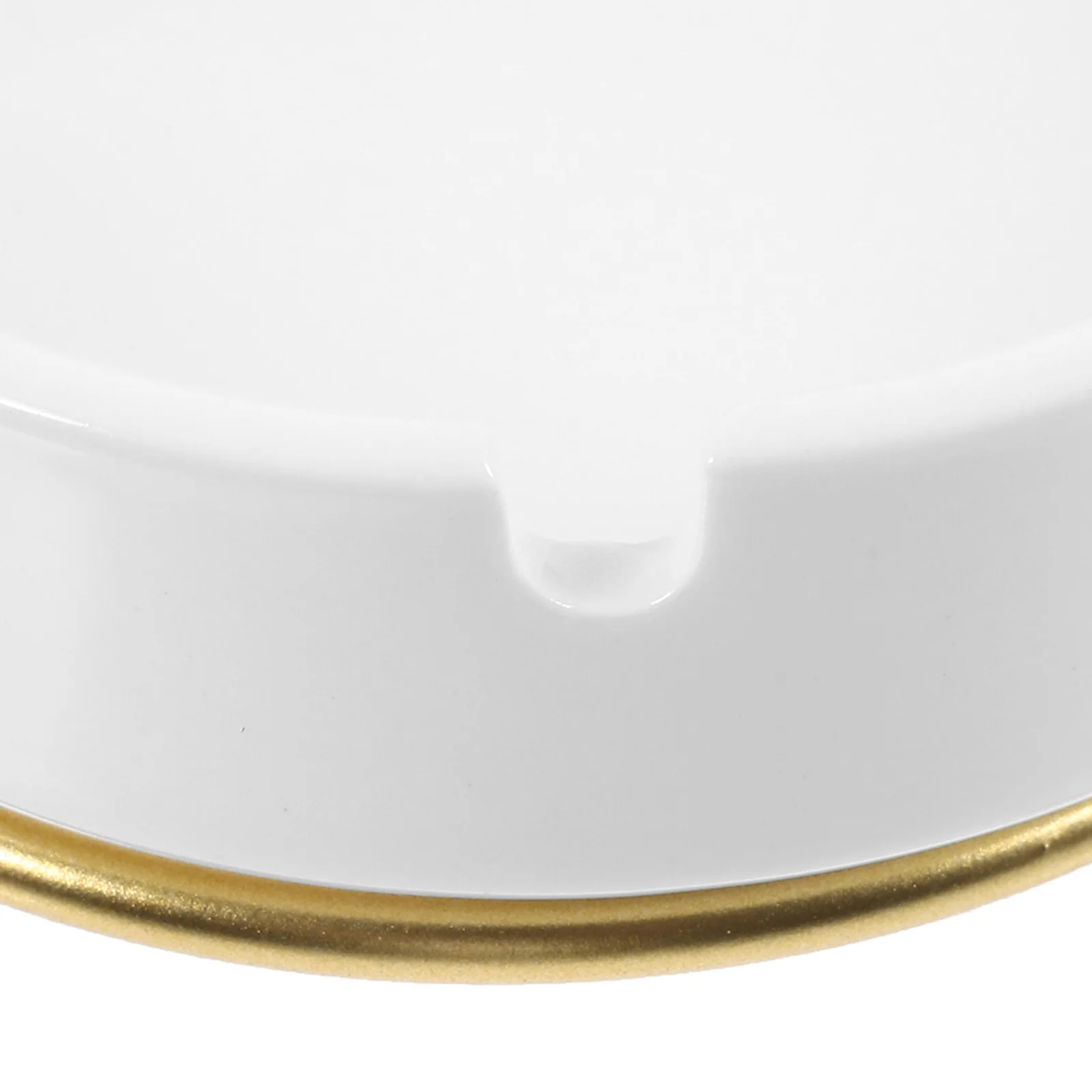 

Practical Ceramic Ashtray Cigarette Butt Container Household Retro Decor Office Decoration Desktop