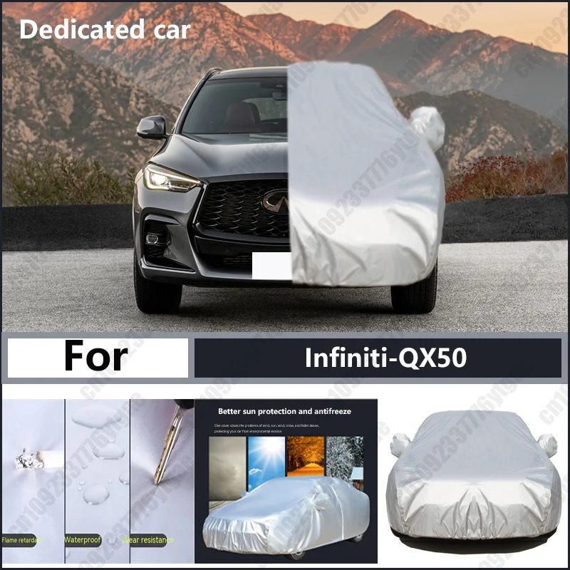 

For Infiniti-QX50 Oxford cloth car cover for sun protection, rain resistance, and all season special car dust cover