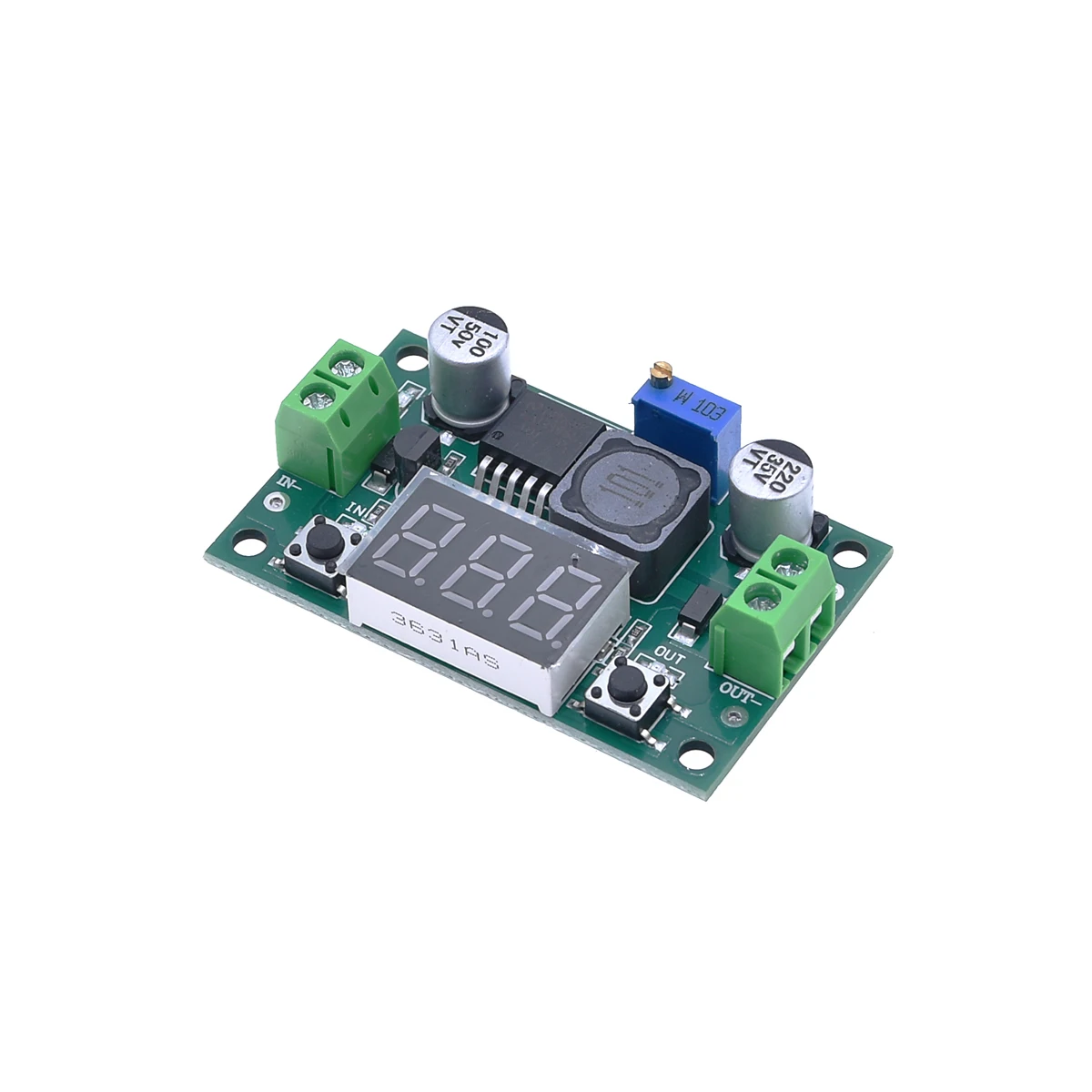 LM2596 BUCK 3A DC-DC Voltage Adjustable Step-Down Power Module   Red LED Voltmeter LM2596S-ADJ 4-40V to 3.3V/5V/9V/12V/24V