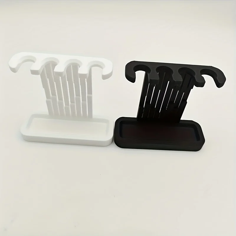 1Pc Toothbrush Draining Storage Rack Portable Simple Holder 3D Print Decor Stand Compatible with Oral-B Toothbrush Head