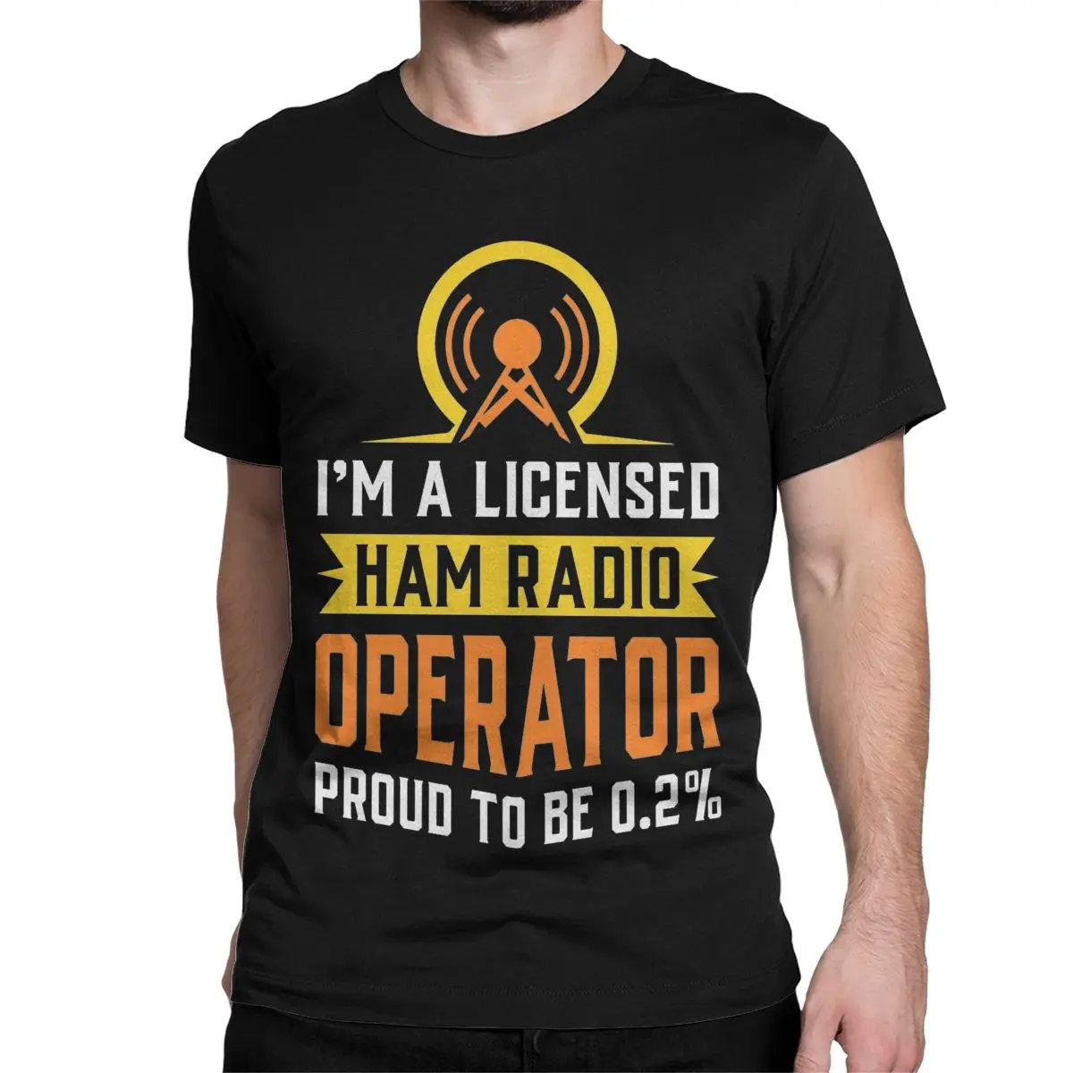 Novelty Ham Radio Operator T-Shirt Men Women's Crewneck Cotton T Shirt Short Sleeve Tees Original Clothes