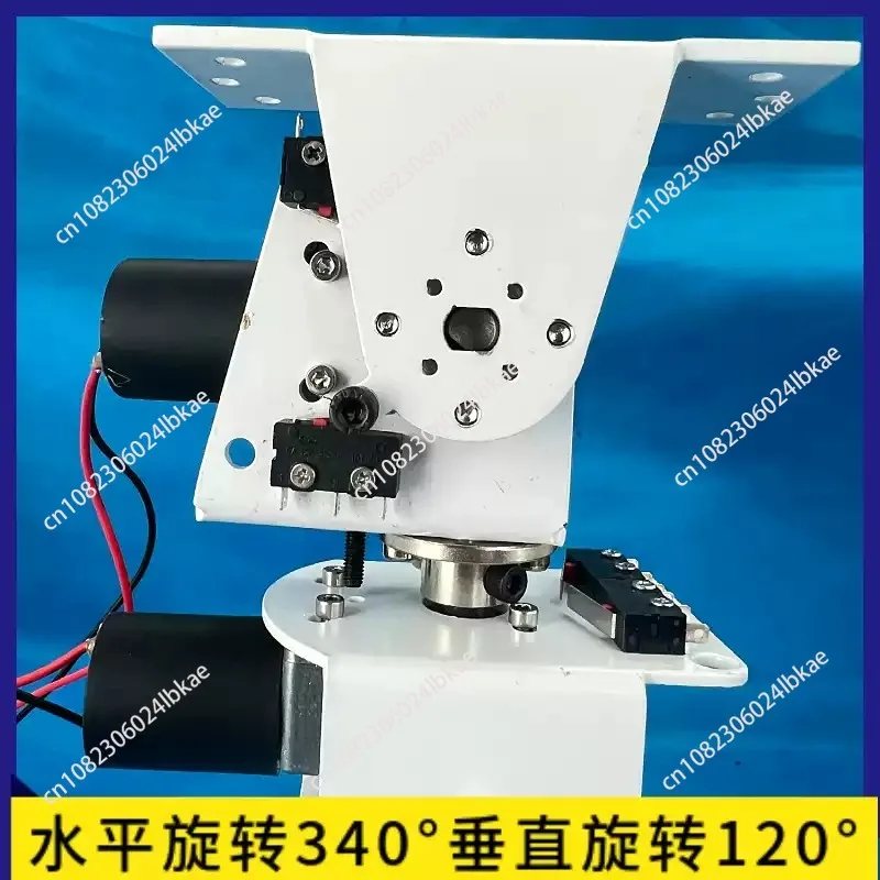 

DC Dual Axis Pan Tilt Solar Tracking and Monitoring Robot Heavy Load High Torque All Metal X Axis Y Axis Worm Gear Motor AA