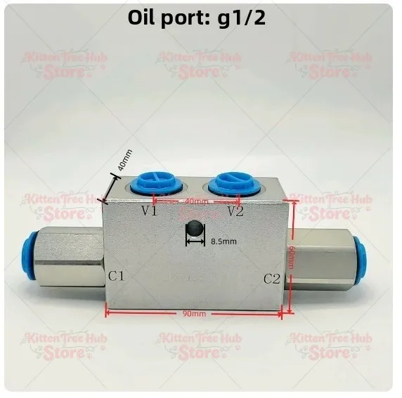 Operated Check Valve Tubular Hydraulic Lock Counterbalance