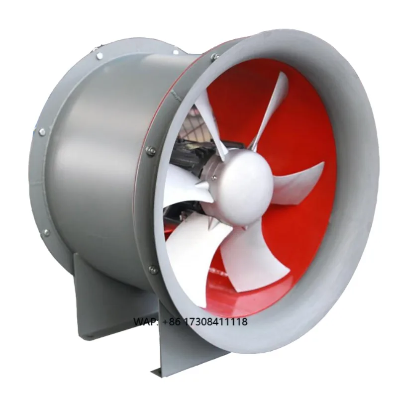 Industrial Electric Stainless Steel Blades Axial Fan Blower Anti-explosion Anti-corrosion High Temperature Resistance AC Cooler