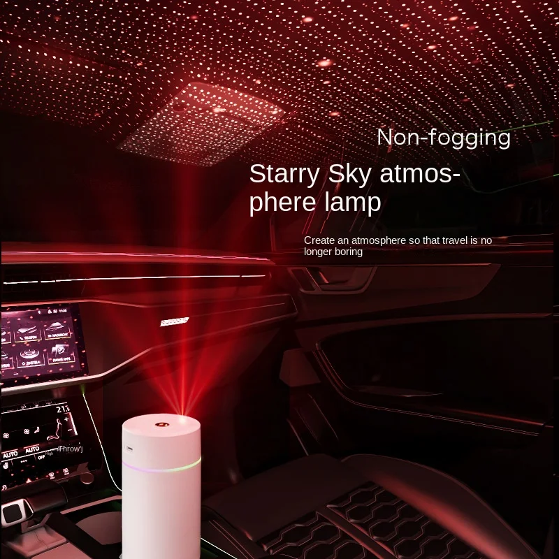 Mini USB Car Humidifier 2024 Creative Starry Sky Aromatherapy Diffuser for Office Home