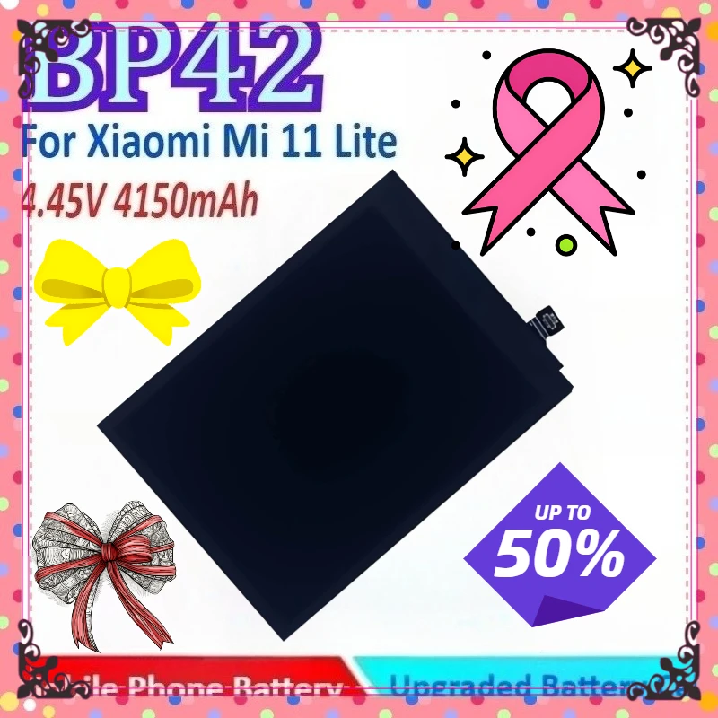 

New 4150mAh 4.45V BP42 High Quality General-purpose Mobile Phone Lipo Battery for Xiaomi Mi 11/ Mi 11 Lite