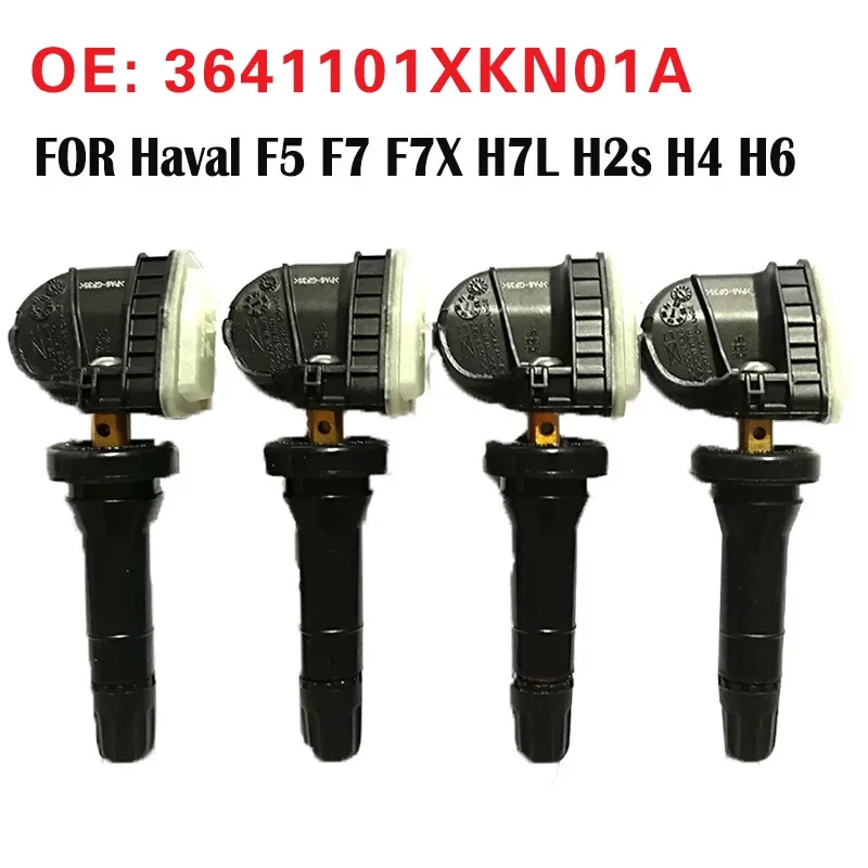 

4Pcs Tire Pressure Sensor TPMS 3641101XKN01A For Haval DARGO GreatWall POER Tank 300 2021 2022