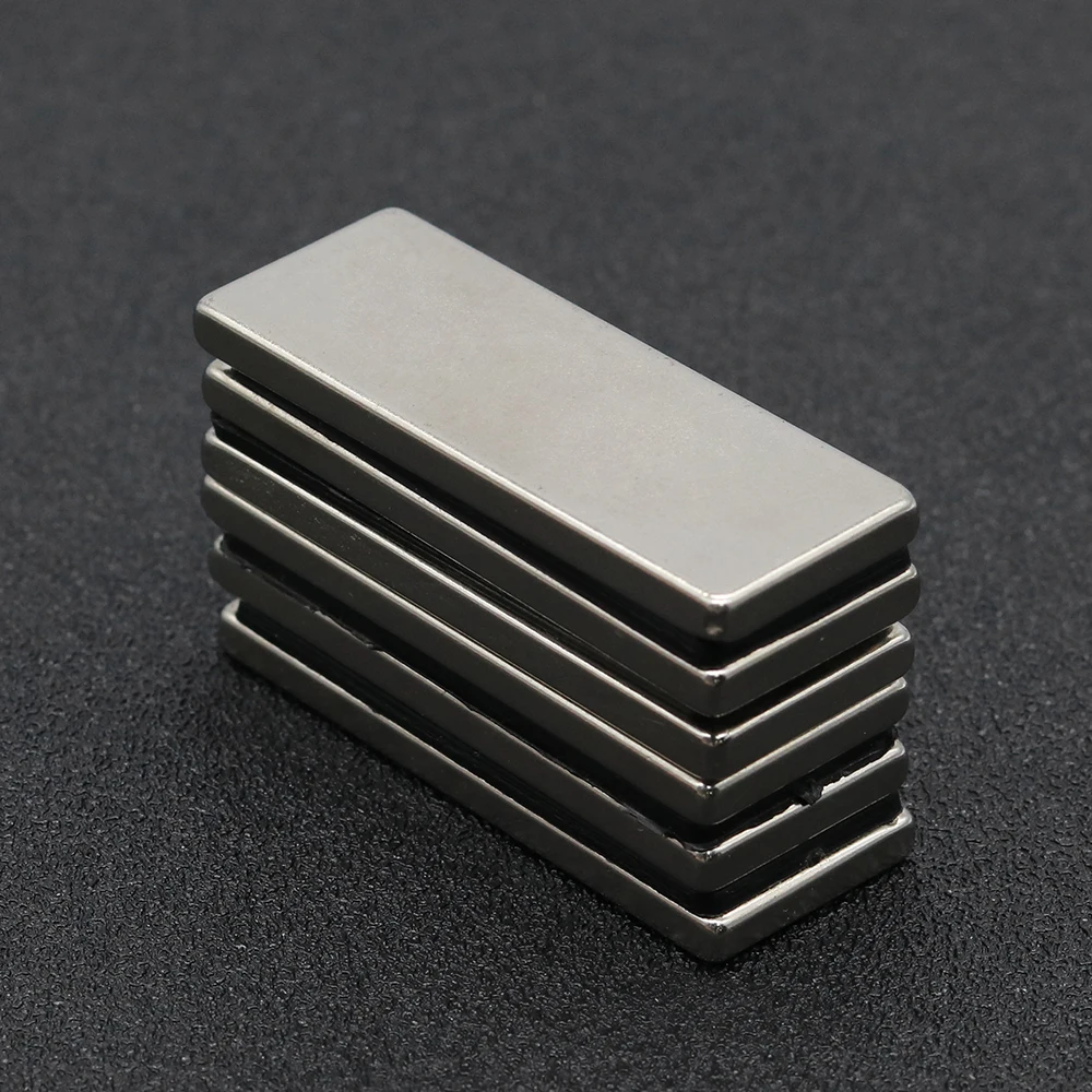 1/2/5/10/20Pcs Block Magnet 50x20x4 Neodymium Magnet N35 50mm x 20mm x 4mm Permanent NdFeB Super Strong Powerful Magnets