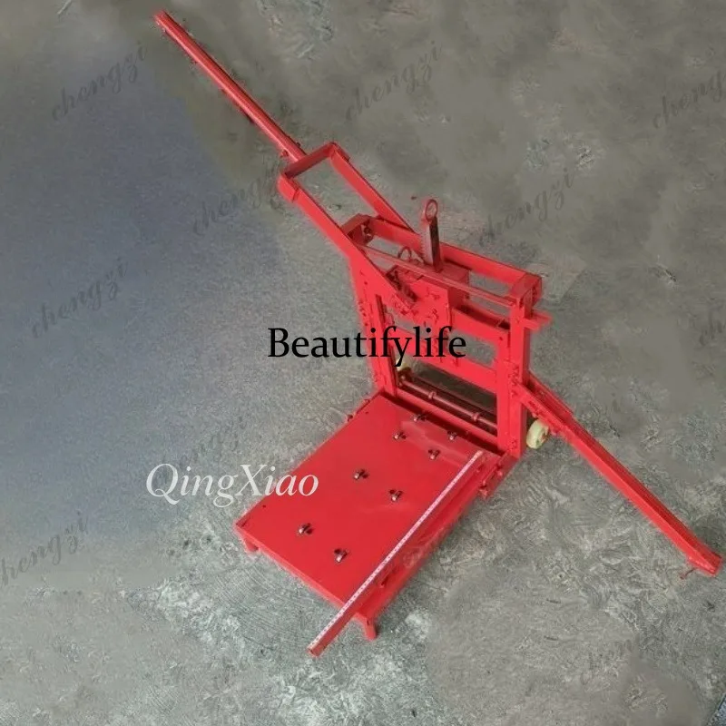 A81 Hand Operated Brick Cutting Tool New Style Hand Press Cutter For Aerated Brick Foam Brick And Light Block On Building Sites - view 5