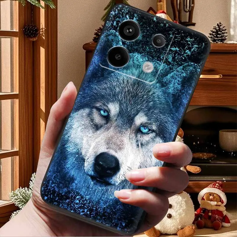For Xiaomi Redmi Note 13 Pro 5G Case Note 13 Wolf Lion Soft TPU Silicone Back Case For Redmi Note 13 Pro Plus 5G Covers Note13 image 3