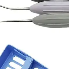 

7/10Pcs Dental Composite Resin Filler Filling Spatula Kit Aesthetic Repair Set Silicone Non-Slip Handle with Sterilization Box