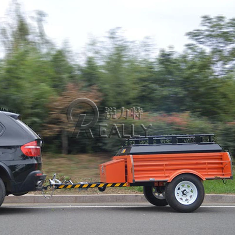 Alta qualidade pequeno rv reboque pequena casa móvel campista viagem acampamento portátil reboque de viagem